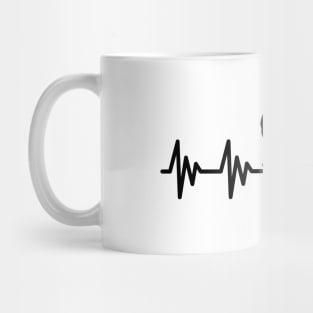 Skull Heartbeat Mug